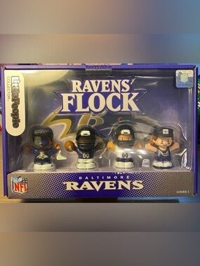 NFL Fisher Price Ravens Flock Little People Collector Set